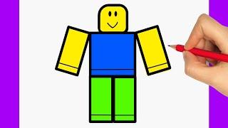 How to Draw a Roblox Noob