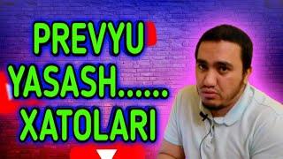 Video ustiga prevyu tayyorlash, chiroyli prevyu yasash, xatolar. Blogger bo'lish