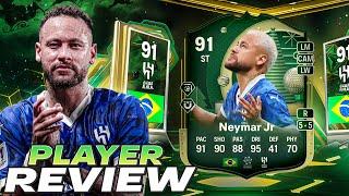 91 WINTER WILDCARD NEYMAR PLAYER REVIEW - EA FC 25 ULTIMATE TEAM