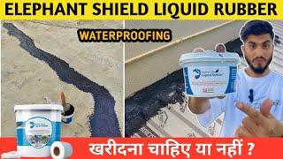 Elephant Shield Liquid Rubber Waterproofing Glue Review || Waterproof Glue || Roof And Wall Crack