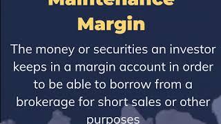 Maintenance Margin - Super Stocks Market Concepts