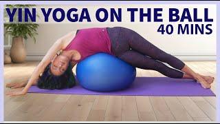 Somatic Yin Yoga on the stability ball for vagus nerve stimulation