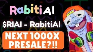 #RabitiAI – Simplifying #AI For Everyone! Presale $RIAI Live Now!!