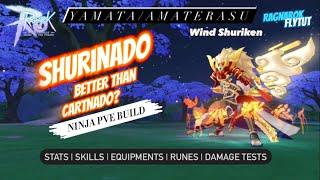 Ragnarok Mobile | Ninja Shurinado - Wind Shuriken (PVE Build + Dmg Tests) #ROM #RagnarokMEternalLove