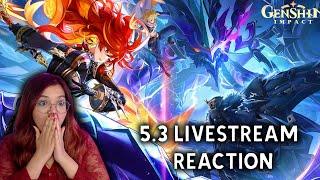 Mavuika is HERE ,6 NEW Playable Characters- - Genshin Impact Version 5.3 Special Program - REACTION