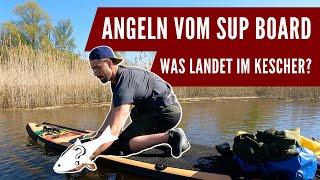 Angeln vom Stand up Paddle Board  SUP Tour | Gewässererkundung