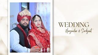 Wedding Ceremony  LIVE  Harjinder Singh Billing & Sarbjeet Kaur  || Balvir Studio Bhudan ||