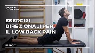 Esercizi Direzionali Low Back Pain | Esercizi mal di schiena