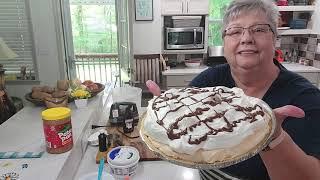 Peanut Butter Pie, No-Bake