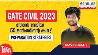 My GATE Preparation Strategies | Aswin Bose | GATE Civil | Civilianz Motivation