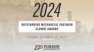 2024 Outstanding Mechanical Engineer Awards