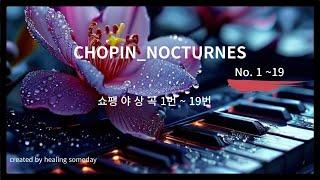 CHOPIN_ Nocturnes no.1~19 / 쇼팽 야상곡 1번~19번 (4K)