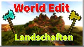 ️Minecraft World Edit Tutorial Pt.2 / Landschaften gestalten Tutorial deutsch //Minecraft 1.19.2//