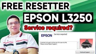 Service required! Epson L3250 || Free Resetter