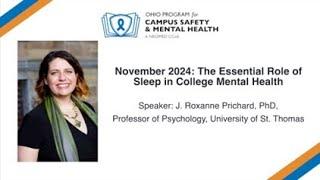 The Essential Role of Sleep in College Mental Health