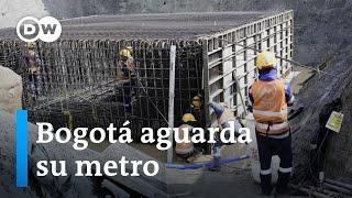 Avanzan las obras para terminar la primera línea del metro de la capital colombiana
