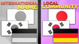 International Names VS Local Community Names