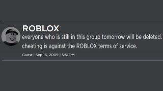 LEAVE THIS GROUP OR YOU GET BANNED... (Roblox)