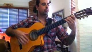 Metallica "Nothing Else Matters" (acoustic) Ben Woods on Flamenco Guitar