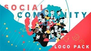 Social Community Logo Pack (After Effects template)