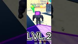 Shadow TV Man Toilet Tower Defense #toilettowerdefense #roblox #skibiditoilet