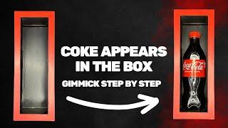 COKE APPEARS IN THE BOX 🪄 Gimmick Step by Step