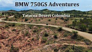 BMW 750GS 2021 40th Anniversary Edition - STUNNING ride -Tatacoa Desert, Colombia.