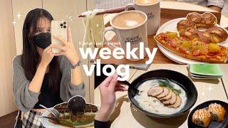 weekly vlog  | what I eat in a week, digital journal, art museums, baking etc.