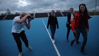 Behind the scenes shooting British Olympian Sam Quek