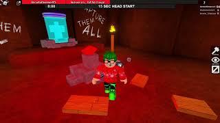 Playing Flee The Facility (Roblox)