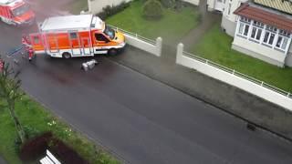 Einsatzübung "Explosion in der Schwimmhalle" Feuerwehr Laboe