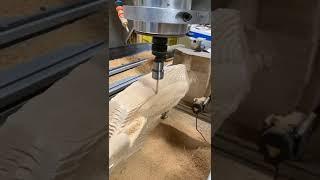 DIY CNC running finishing path.