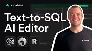 Text-To-SQL with Supabase AI Editor