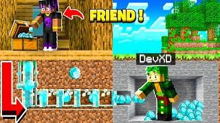 3 Ways to Steal My Friend's Diamonds! - Minecraft 