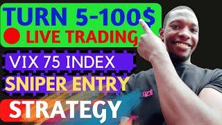 Best vix75 Scalping strategy you ever need to make $100 daily #vix75 #index #forex