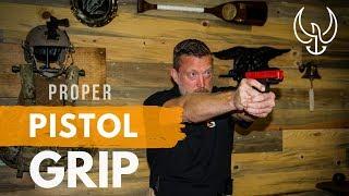 Proper Pistol Grip - Navy SEAL Teaches How to Grip a Pistol