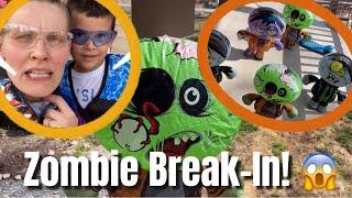 Zombie Break-In | Kids fighting #Zombies | Funny Kids #Stories | The CJ and LJ Show | #PretendPlay