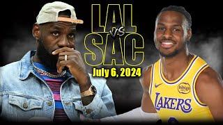 Los Angeles Lakers vs Sacramento Kings Full Game Highlights - 2024 Summer League | July 6, 2024