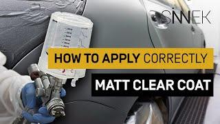 How to Apply MATT CLEAR COAT: 9 Essential Tips in the Bodyshop