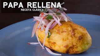 PAPA RELLENA DE CARNE - COMIDA PERUANA | RECETA DE ACOMER.PE