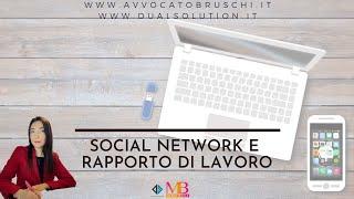 Social network e rapporto di lavoro