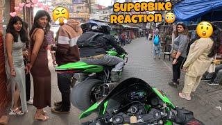 Superbike Reaction In Mcleodgang Market Ladki Toh Dekhte Reh Gyi 