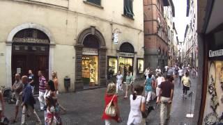 Lucca - Via Fillungo (Italy) 170° - 6 min RealTime