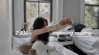 (PRODUCTIVE) Uni student 7am morning routine ️