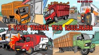 kompilasi kecelakaan mobil truk ~ Truck puso besar, truk oleng, Truck dump pasir | gambar truk oleng