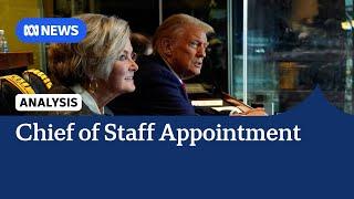 Trump announces Susie Wiles as chief of staff | ABC NEWS