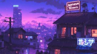 Retro Lofi Hip Hop Beats  1980s & 90s Vibes & Nostalgic Japanese Town Ambience  Lofi Rain Playlist