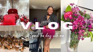 VLOG : spend the day with me , grocery shopping , lunch date