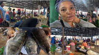 Accra Vlog| Come To The Biggest Tilapia Fish Market With Me| Celebrating New Year