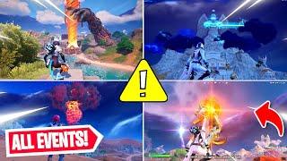 All Fortnite Chapter 5 Events (Chapter 5 Season 1 - Chapter 5 Season 4)